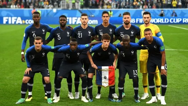 Veja as chances da seleção francesa ser campeã 
