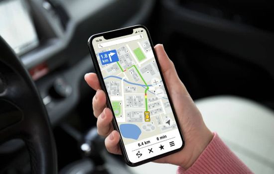 Aplicativos de GPS no celular